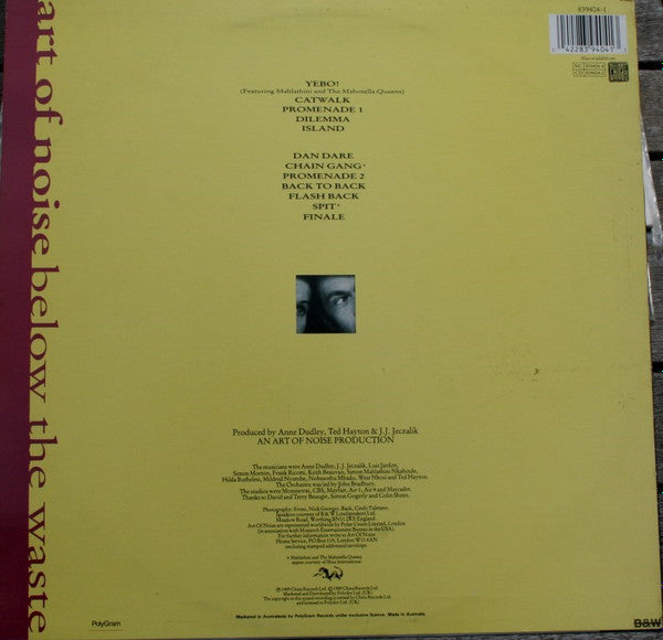 The Art Of Noise : Below The Waste (LP, Album)