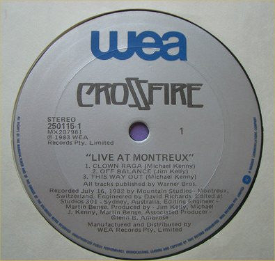 Crossfire (9) : Live At Montreux (LP)