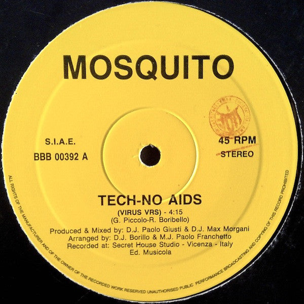 Mosquito (2) : Tech-No Aids (12&quot;)