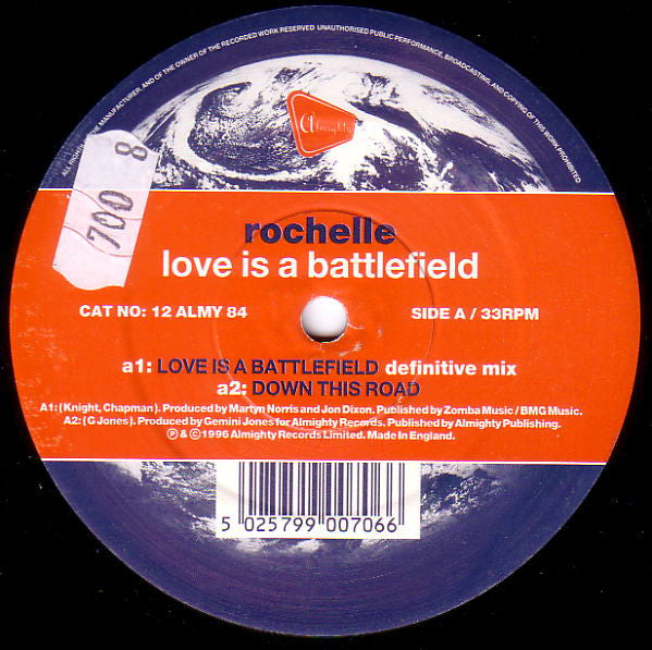 Rochelle (2) : Love Is A Battlefield (12")