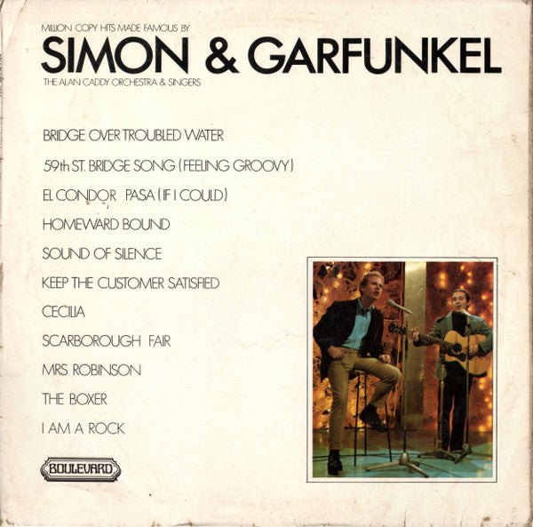 Alan Caddy Orchestra &amp; Singers : Million Copy Hits Made Famous By Simon &amp; Garfunkel (LP)