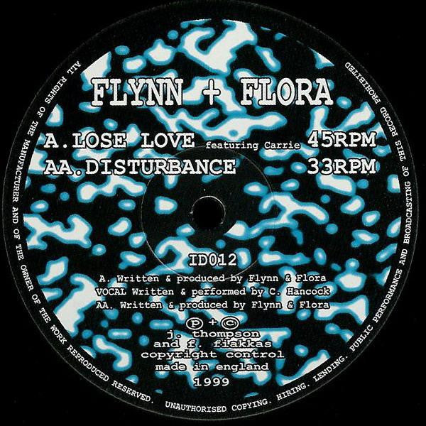 Flynn &amp; Flora : Lose Love / Disturbance (12&quot;)