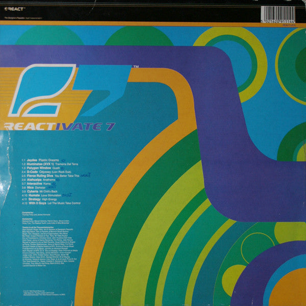 Various : Reactivate 7 - Aquasonic Trance (2xLP, Comp)