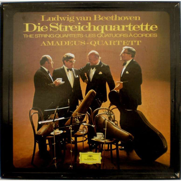 Ludwig van Beethoven, Amadeus-Quartett : Die Streichquartette = The String Quartets = Les Quatuors A Cordes (10xLP, RE + Box, Comp)