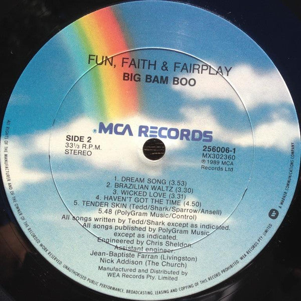 Big Bam Boo : Fun, Faith, & Fairplay (LP, Album)