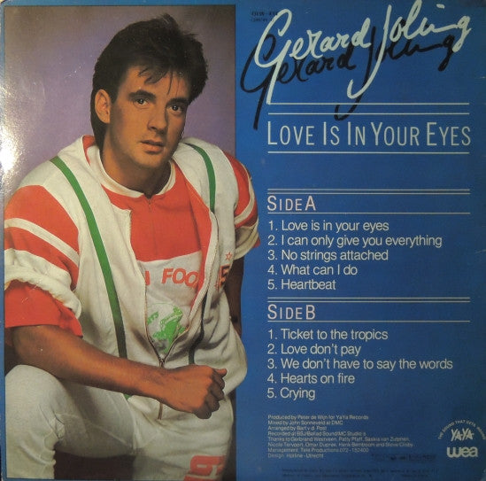 Gerard Joling : Love Is In Your Eyes (LP, Album)