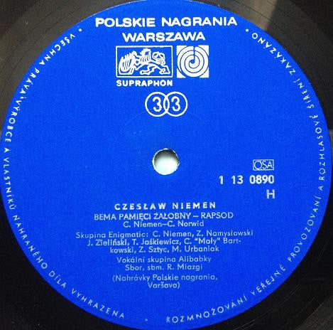 Czesław Niemen : Czesław Niemen (LP, Album, Club)