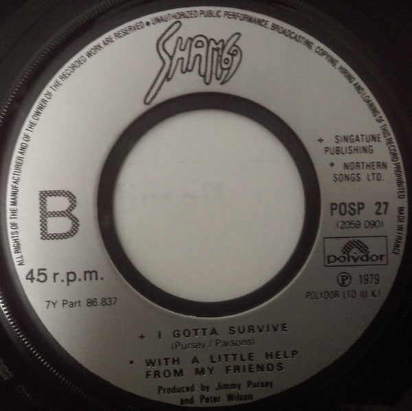 Sham 69 : Questions And Answers (7", Single, RP, Sil)