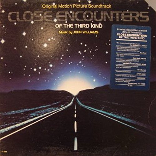 John Williams (4) : Close Encounters Of The Third Kind (Original Motion Picture Soundtrack) (LP, Album, Promo, Ter + 7", S/Sided, Single)