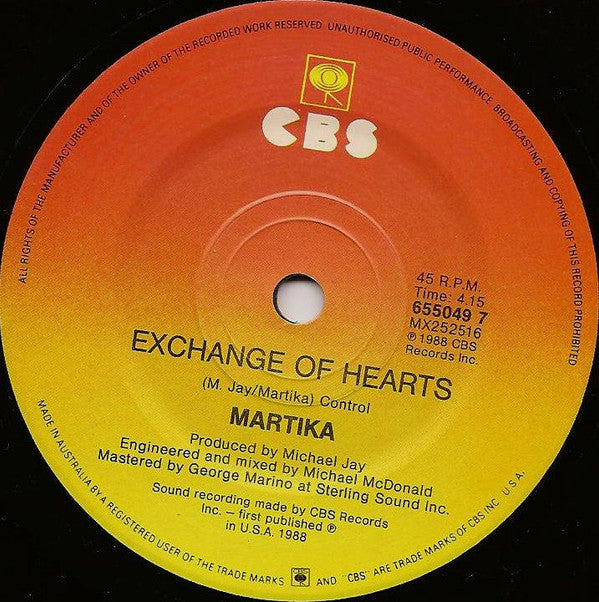 Martika : Toy Soldiers (7", Single)