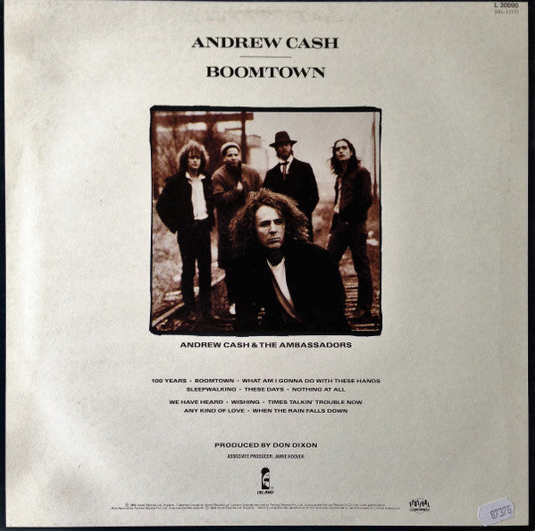 Andrew Cash : Boomtown (LP, Album)