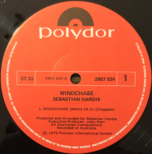 Sebastian Hardie : Windchase (LP)