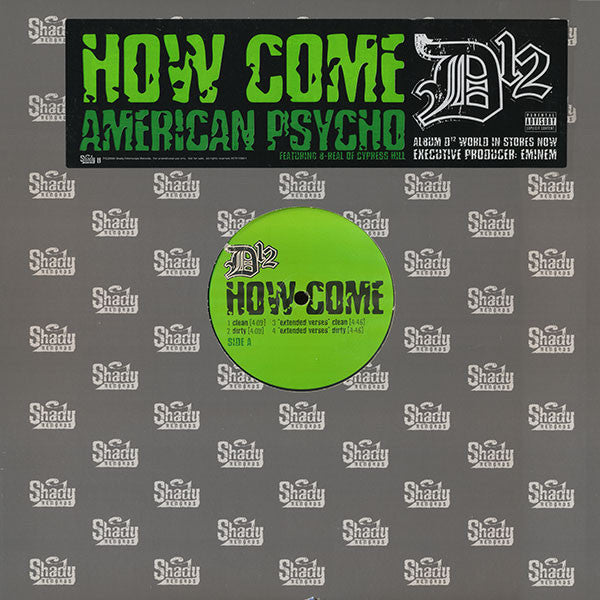 D12 : How Come / American Psycho (12&quot;, Single, Promo)