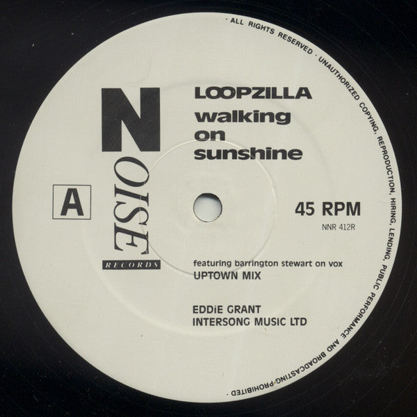 Loopzilla : Walking On Sunshine / True Colour (12")