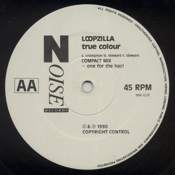 Loopzilla : Walking On Sunshine / True Colour (12")