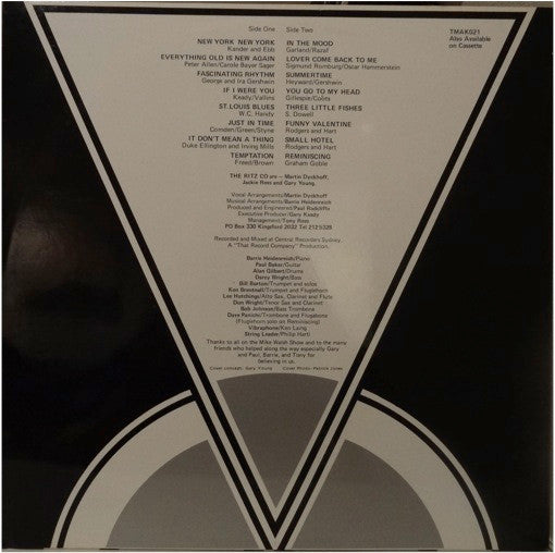 The Ritz Co. : Putting On The Ritz (LP, Album)