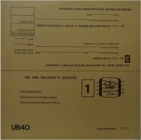 UB40 : Signing Off (LP, Album + 12")