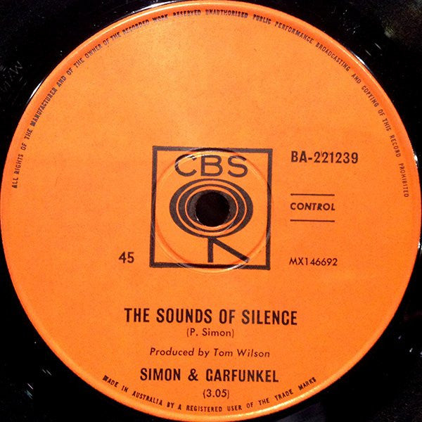 Simon & Garfunkel : We've Got A Groovey Thing Goin' / The Sounds Of Silence (7", Single)