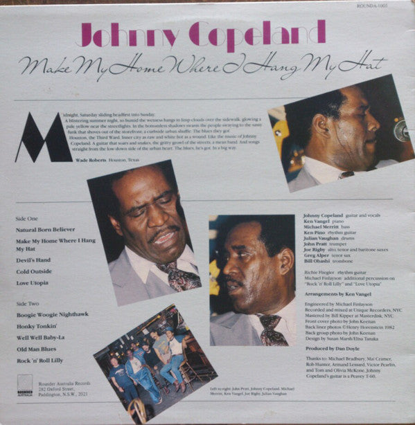Johnny Copeland : Make My Home Where I Hang My Hat (LP, Album)