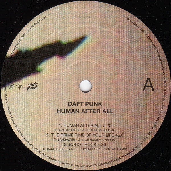 Daft Punk : Human After All (2xLP, Album, Gat)