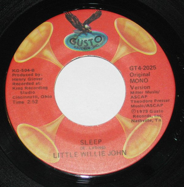 Little Willie John : Fever / Sleep (7", Single, Mono)