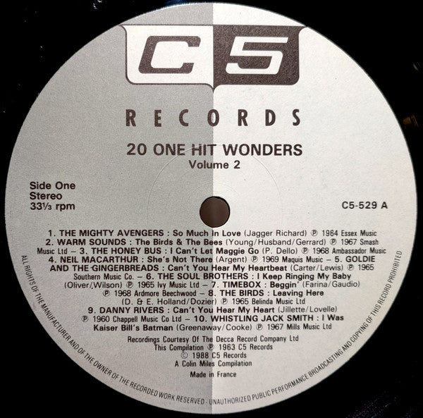Various : 20 One Hit Wonders Volume Two (LP, Comp)