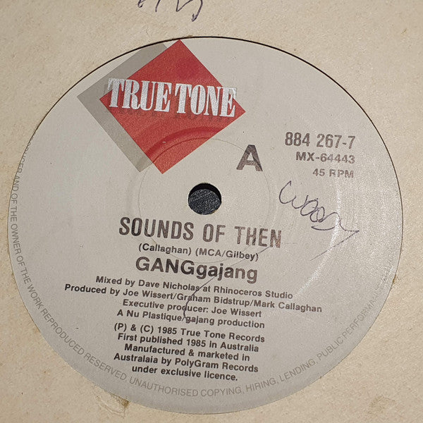 GANGgajang : Sounds Of Then (7", Single)