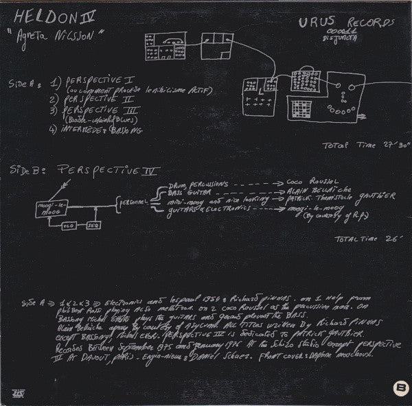 Heldon : Heldon IV "Agneta Nilsson" (LP, Album)
