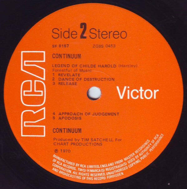 Continuum (6) : Continuum (LP, Album)