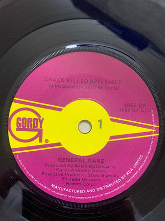 General Kane : Crack Killed Applejack (7&quot;, Single)