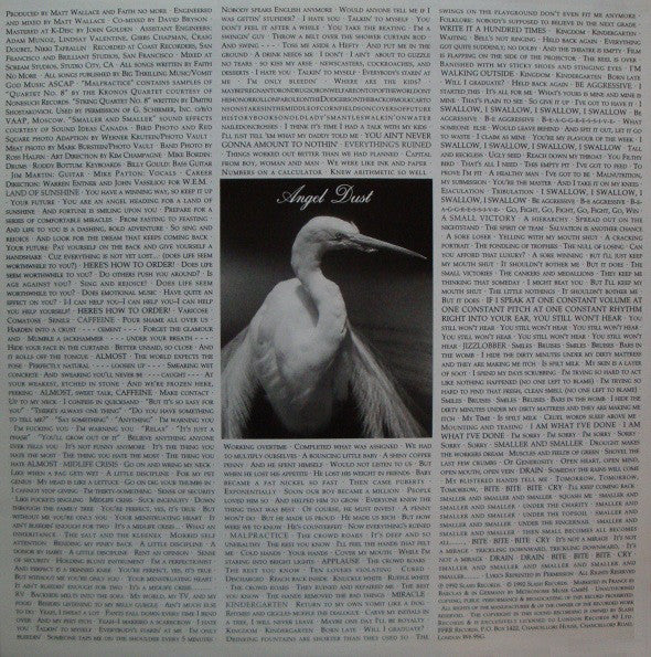 Faith No More : Angel Dust (LP + 12" + Album, Ltd)