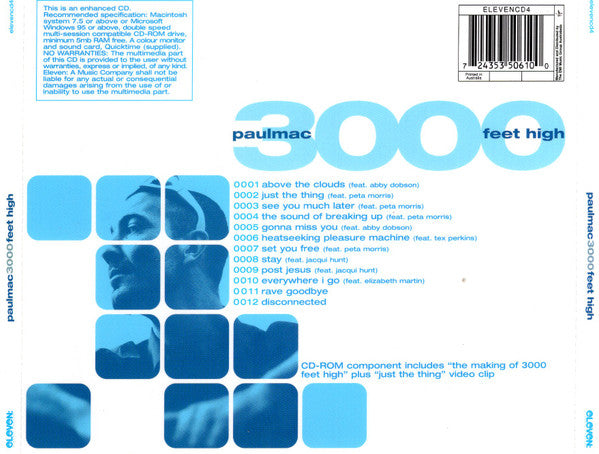 Paulmac : 3000 Feet High (CD, Album, Enh)