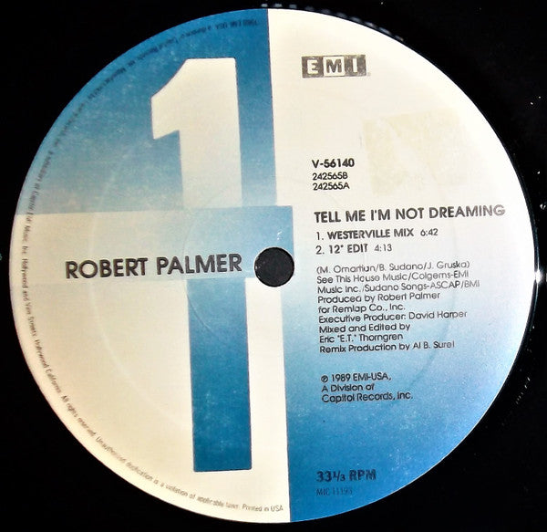 Robert Palmer : Tell Me I'm Not Dreaming (12", Single)