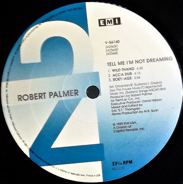 Robert Palmer : Tell Me I'm Not Dreaming (12", Single)