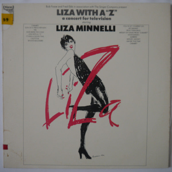 Liza Minnelli : Liza With A &quot;Z&quot; (A Concert For Television) (LP, Album)