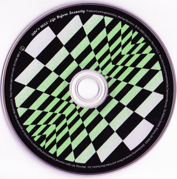 Gov't Mule : Life Before Insanity (CD, Album)