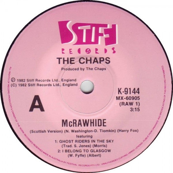 The Chaps : McRawhide (Scottish Version) (7&quot;, Single)