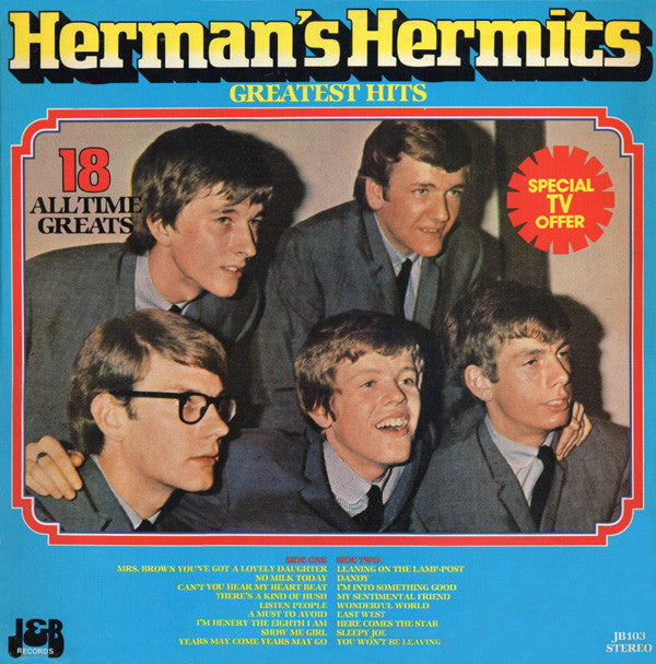 Herman's Hermits : Greatest Hits (LP, Comp)