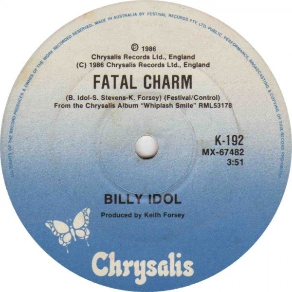 Billy Idol : Don't Need A Gun (7", Single)