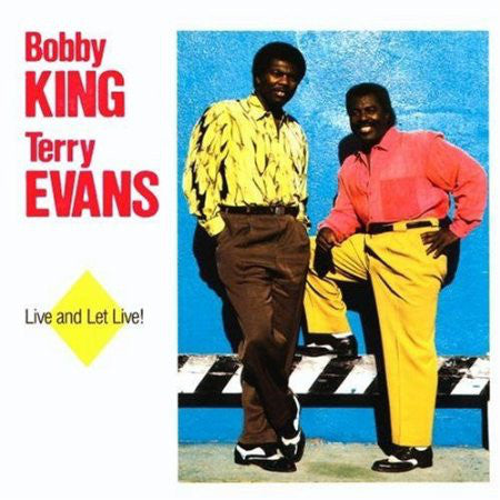 Bobby King &amp; Terry Evans : Live And Let Live! (LP, Album)