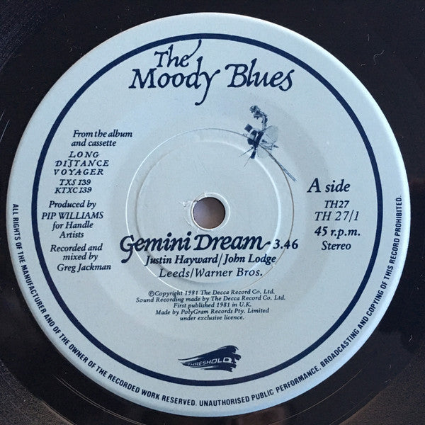 The Moody Blues : Gemini Dream (7", Single)