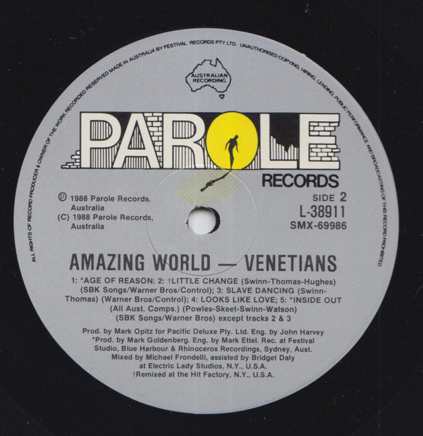 The Venetians : Amazing World (LP, Album)