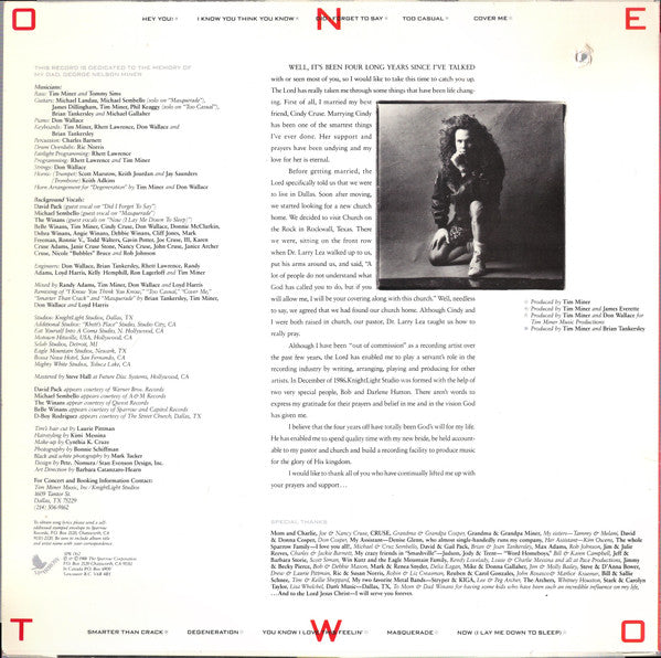 Tim Miner : I Know You Think You Know (LP, Album)