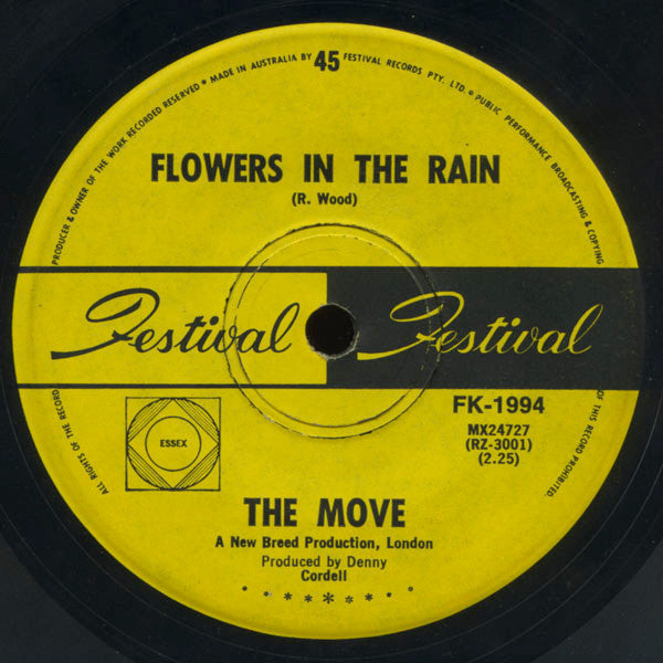 The Move : Flowers In The Rain (7&quot;, Single)