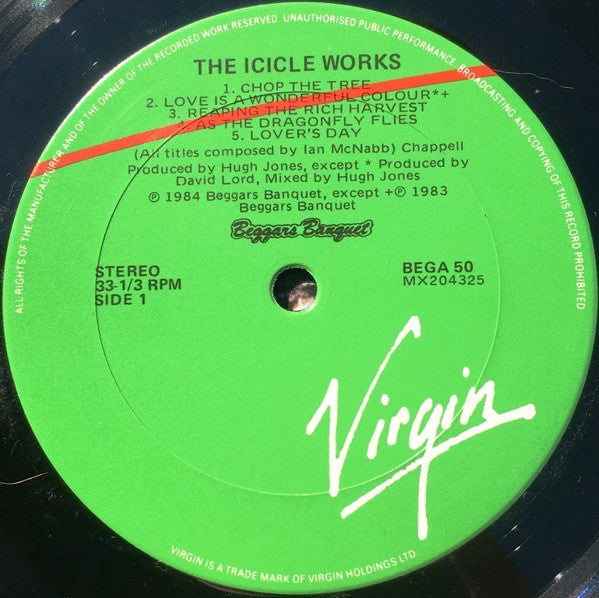 The Icicle Works : The Icicle Works (LP, Album)
