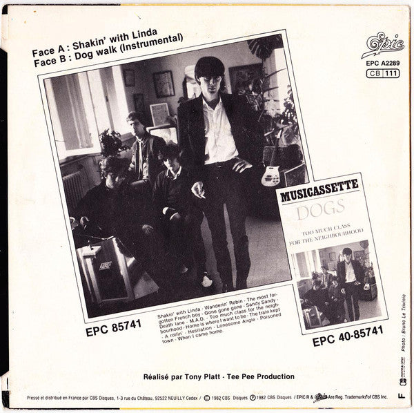 Dogs : Shakin' With Linda (7", Single)
