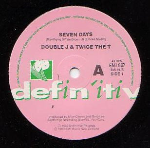 Double J & Twice The T : Seven Days / Multi-Mix Rap (7")