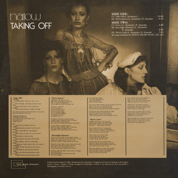 Harlow (2) : Taking Off (LP, Album)