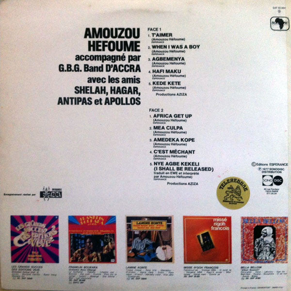 Amouzou Hefoume : Amouzou Hefoume (LP)