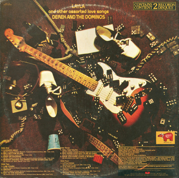 Derek And The Dominos* : Layla And Other Assorted Love Songs (2xLP, Album, RE, San)
